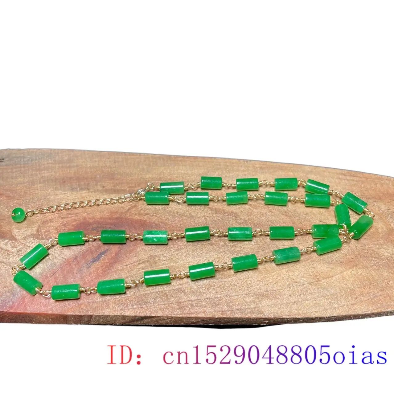 Collar de cuentas de Jade VERD - Beading reseña y precio