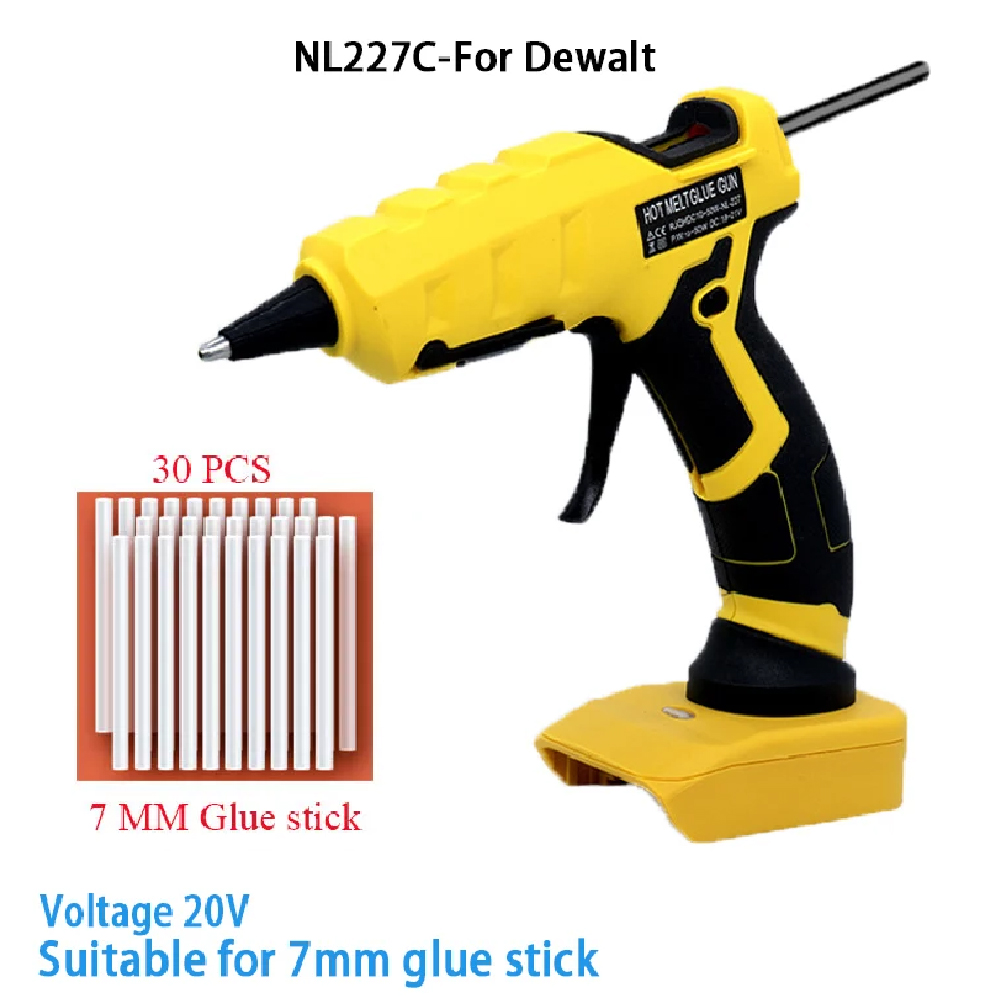 Pistola de pegamento caliente  - Hot Melt Glue Gun Cordless reseña y precio
