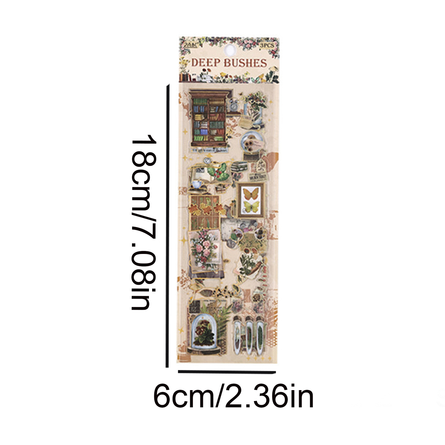 3 pegatinas de estilo vintage  - Scrapbooking reseña y precio