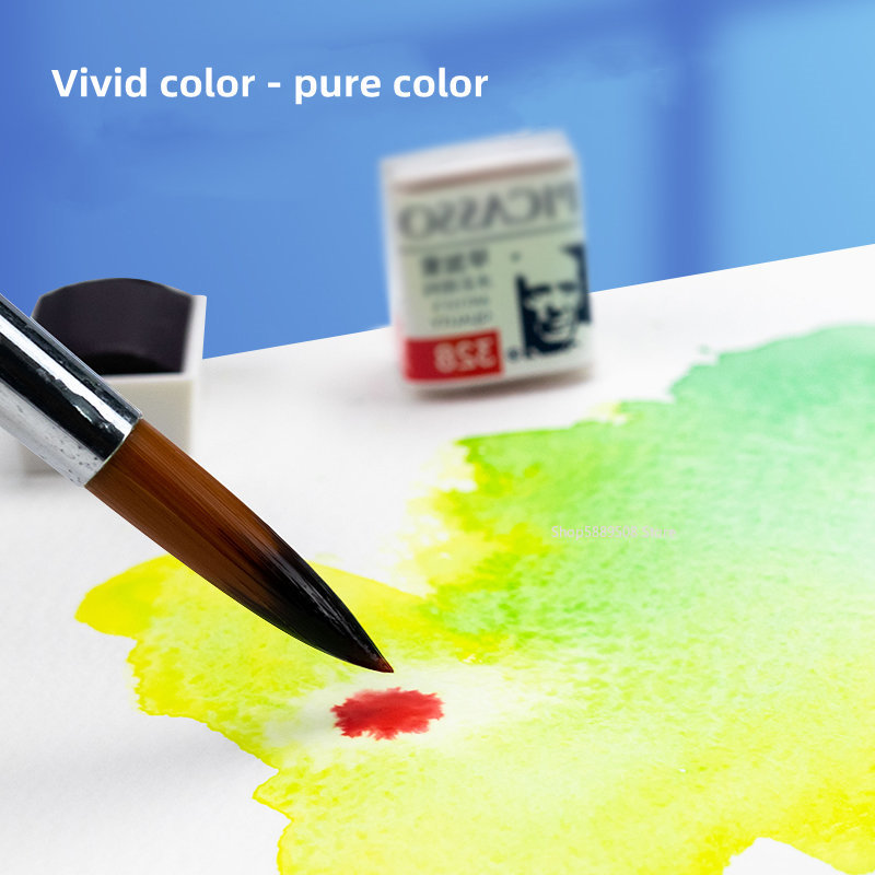 Pigmentos de acuarela sólidos  - Watercolor Paint Set Solid Pigment reseña y precio