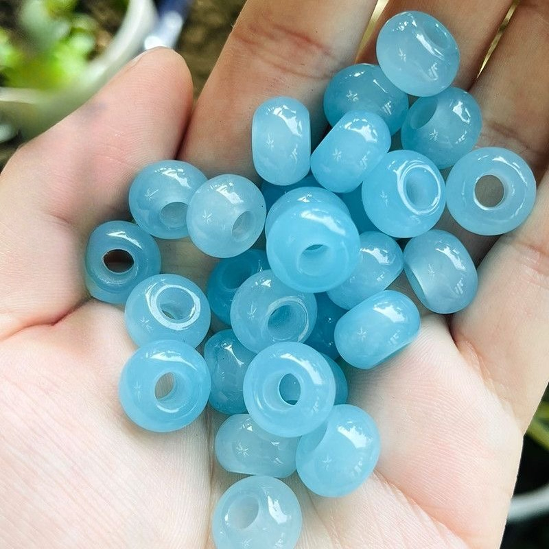 10 piezas de cuentas grandes d - Beading reseña y precio